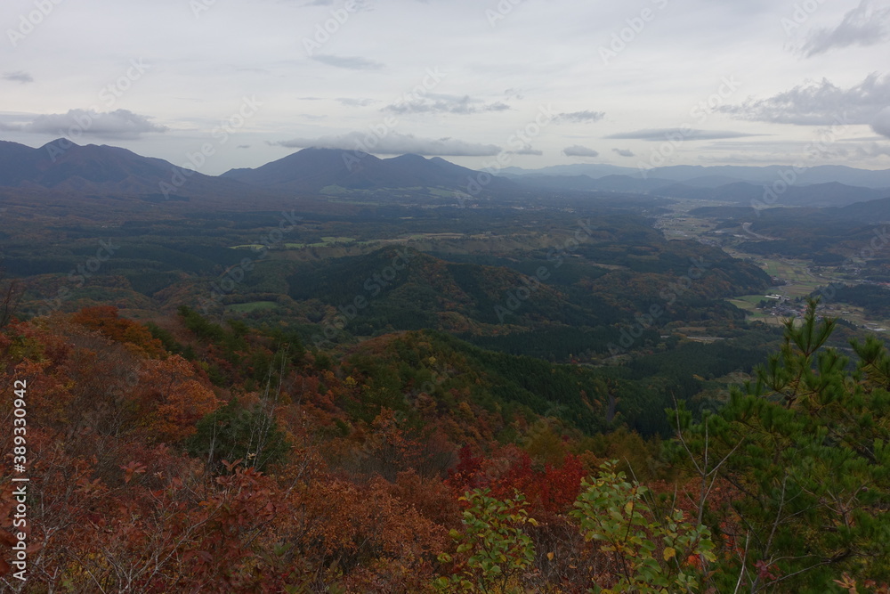 Fototapeta premium 日本の岡山県の蒜山高原の美しい風景