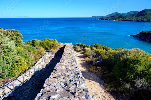 Fototapeta Naklejka Na Ścianę i Meble -  Ruins of ancient stageira city in Halkidiki, Greece