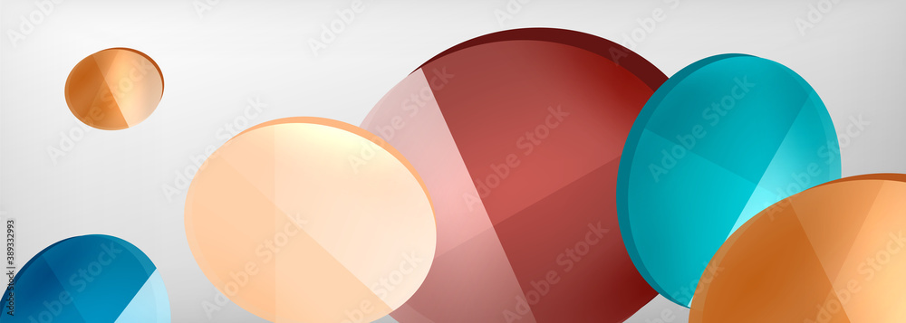 Abstract glossy round shapes vector background. Vector futuristic illustration for covers, banners, flyers and posters and other Abstract glossy round shapes vector background. Vector futuristic illustration for covers, banners, flyers and posters and other