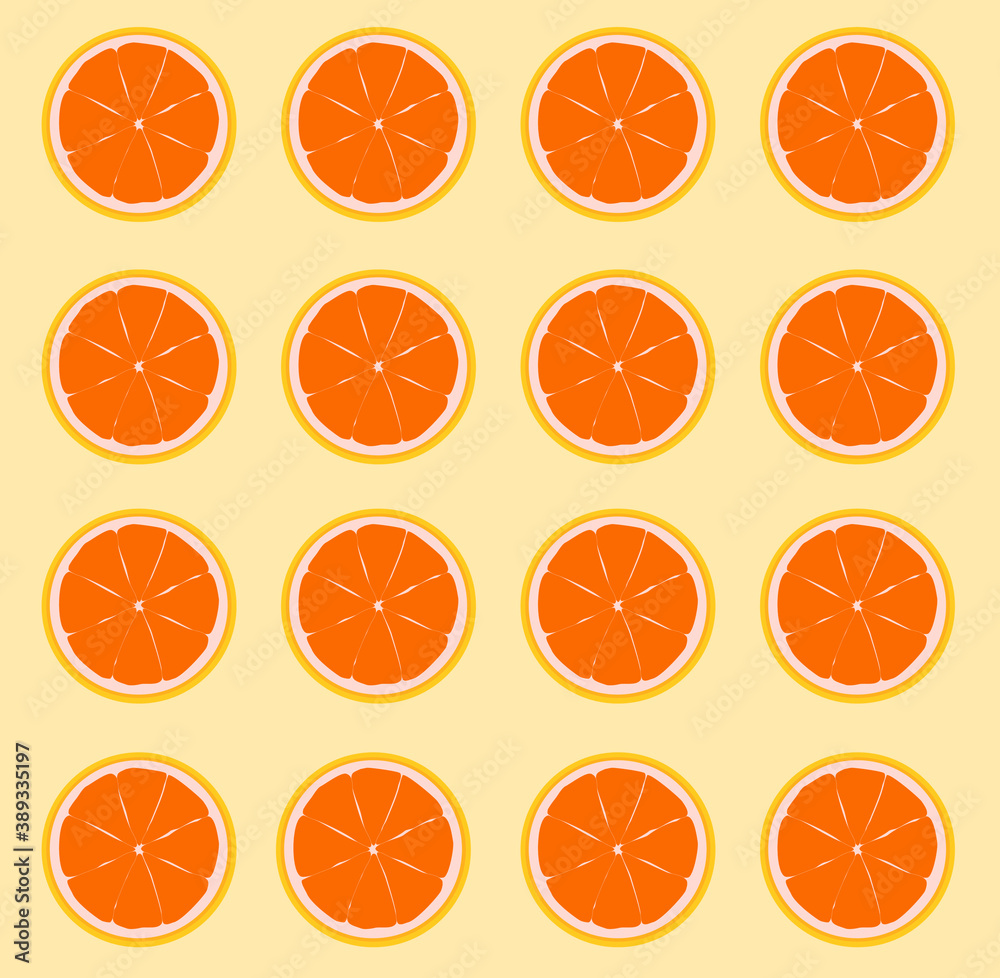 a slice of tropical orange