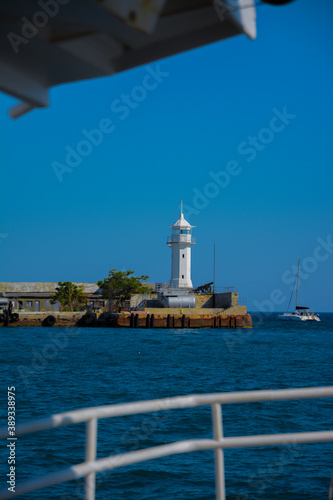 lighthouse in the port country