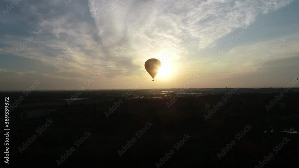 Hot Air Ballooing in Louisville Kentucky Drone Video Hot Air Ballooing in Louisville Kentucky Drone Video