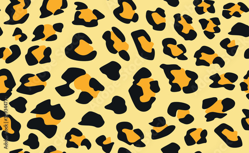 Seamless vector leopard pattern. Trendy stylish wild gepard, leopard print. Animal print background for fabric, textile, design, advertising banner.