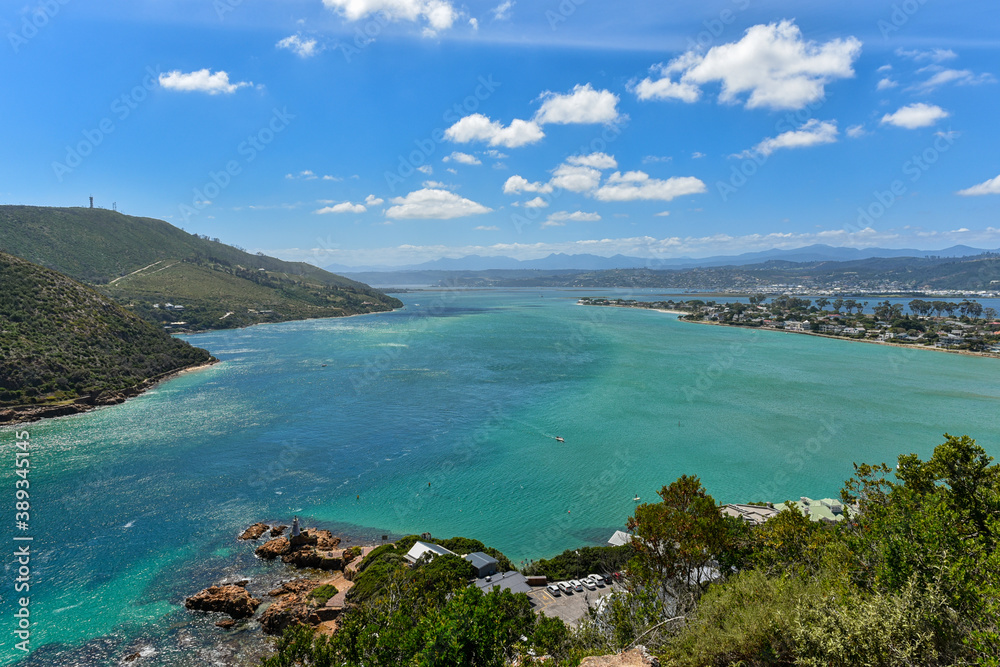 Knysna Lagoon and Leisure Island on the Garden Route, Western Cape, South Africa