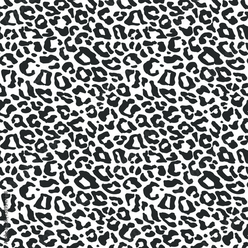 Seamless vector leopard pattern.  Trendy stylish wild gepard  leopard print. Animal print background for fabric  textile  design  advertising banner.