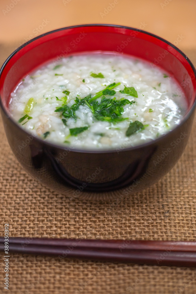 七草粥　日本のお正月の風習