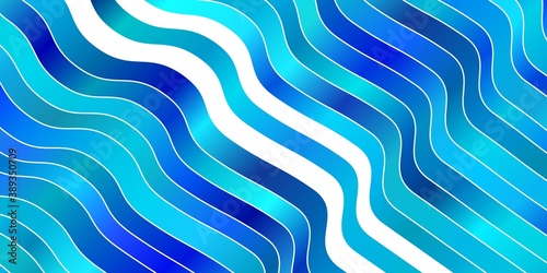 Fototapeta Naklejka Na Ścianę i Meble -  Light BLUE vector pattern with lines.