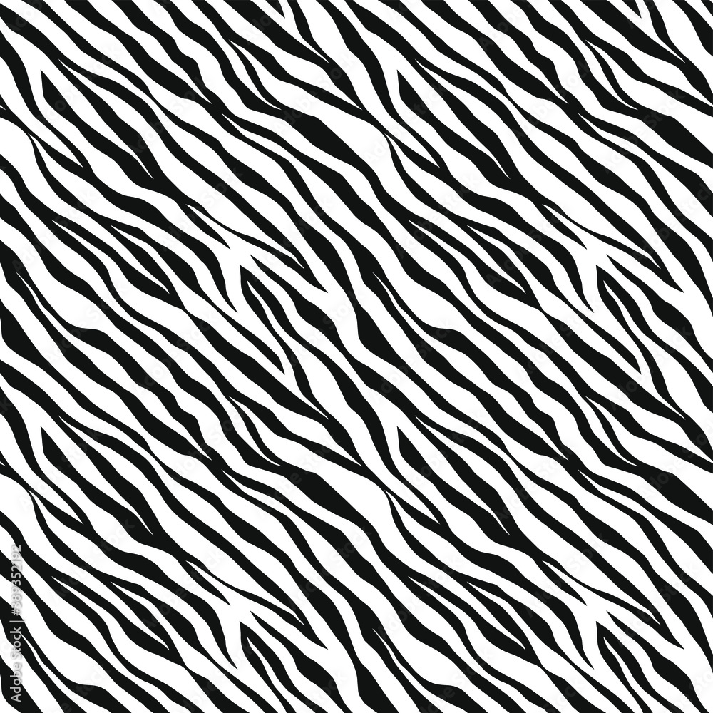 Seamless vector zebra pattern. Trendy stylish wild stripes print. Animal print background for fabric, textile, design, advertising banner etc. Seamless vector zebra pattern. Trendy stylish wild stripes print. Animal print background for fabric, textile, design, advertising banner etc.