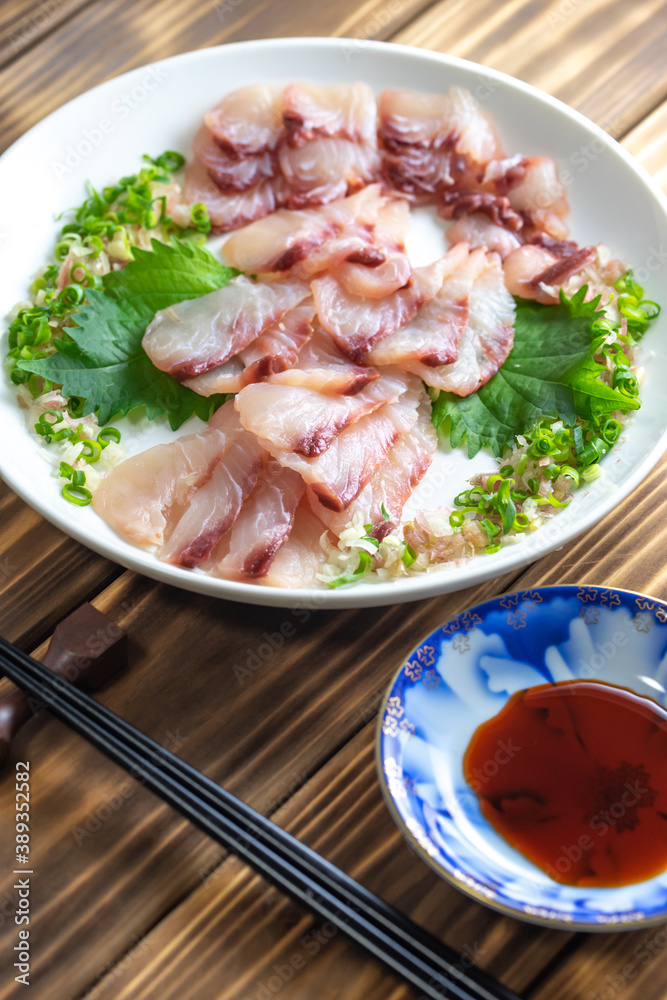 日本の刺し身　和食イメージ