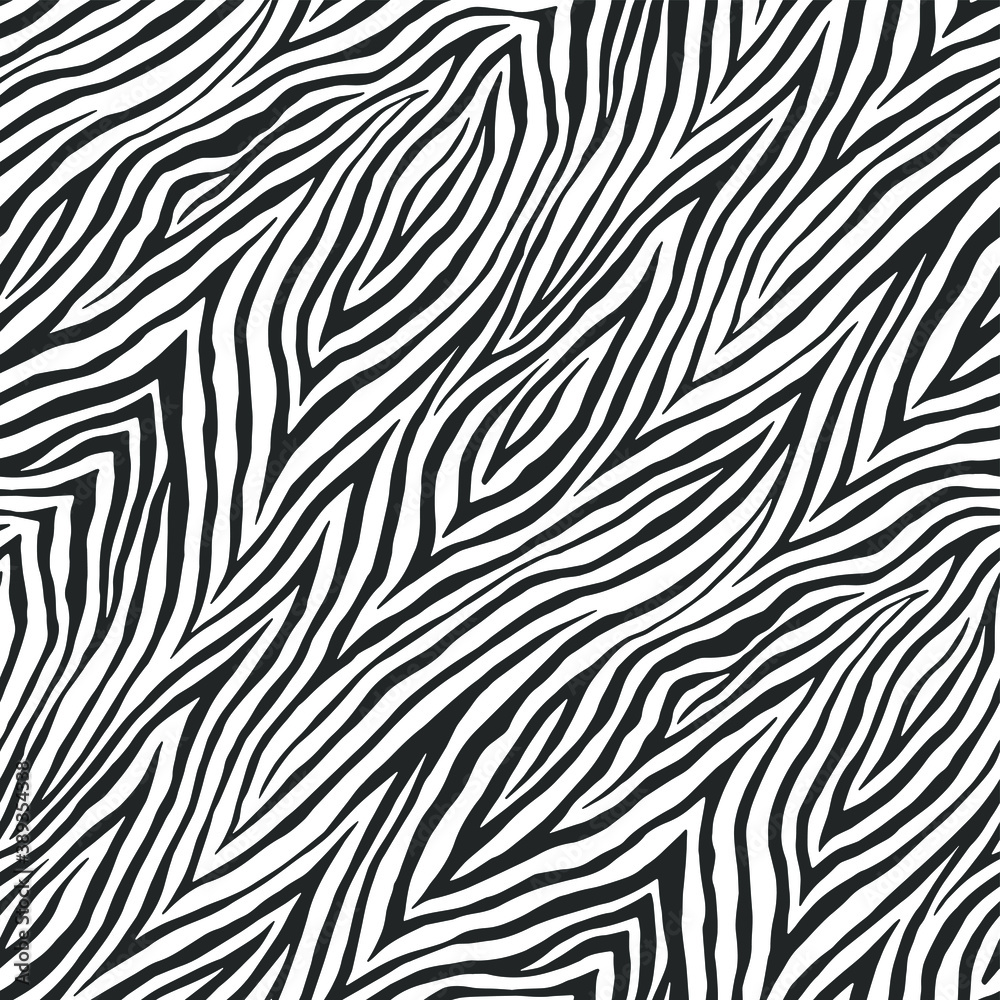 Seamless vector zebra pattern. Trendy stylish wild stripes print. Animal print background for fabric, textile, design, advertising banner etc. Seamless vector zebra pattern. Trendy stylish wild stripes print. Animal print background for fabric, textile, design, advertising banner etc.