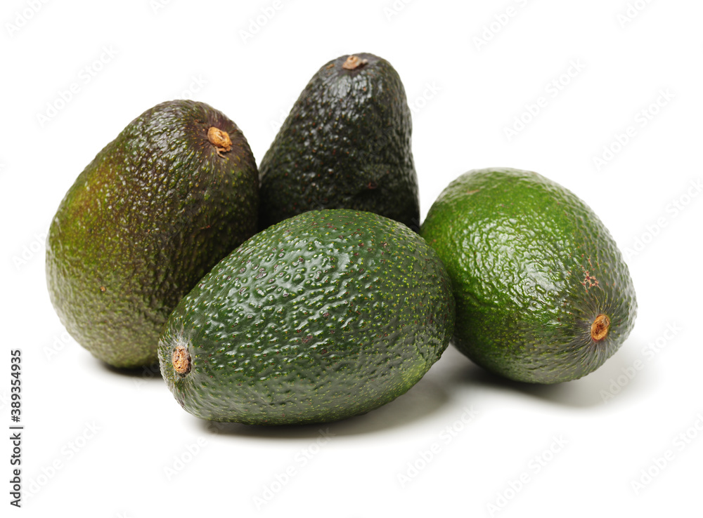 Avocado on a white background Avocado on a white background