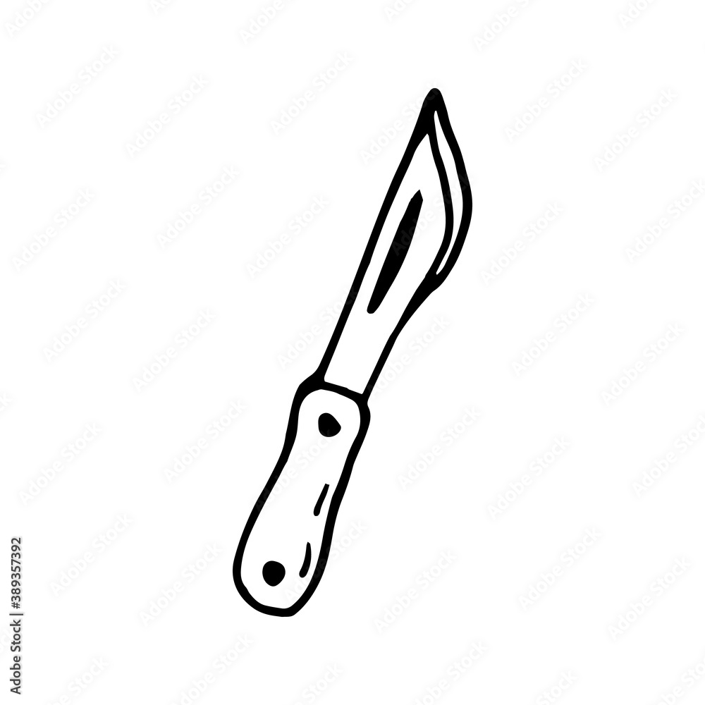 Hand drawn vector camping knife clipart. Isolated on white background drawing for prints, poster, cute stationery, travel design. High quality illustration Hand drawn vector camping knife clipart. Isolated on white background drawing for prints, poster, cute stationery, travel design. High quality illustration