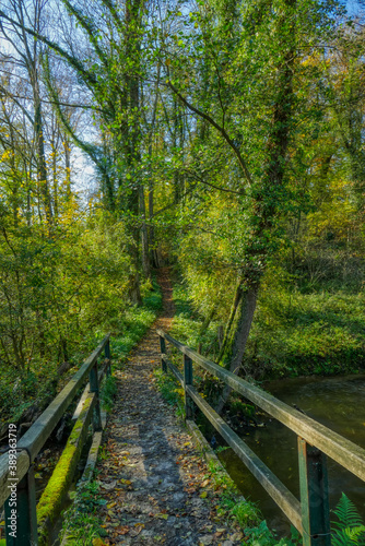 Brücke über die Düssel bei Haan Gruiten