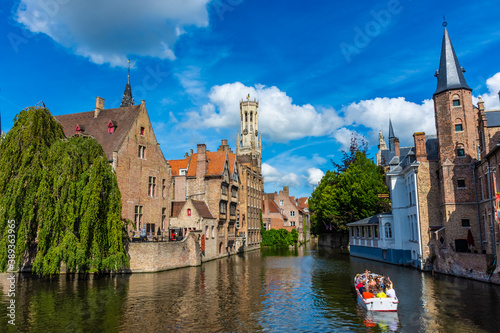 The city of Bruges in Belgium photo