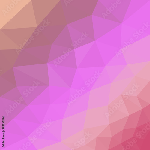 Abstract purple background. Low poly background.