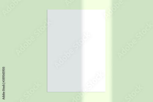 Vector shadow overlay effect. Transparent soft light and shadows from window. Mockup of transparent window shadow and natural lightning. 10 eps mesh.