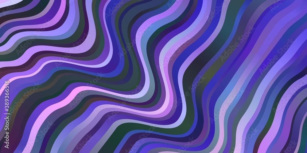 Light Purple vector template with curved lines. Light Purple vector template with curved lines.