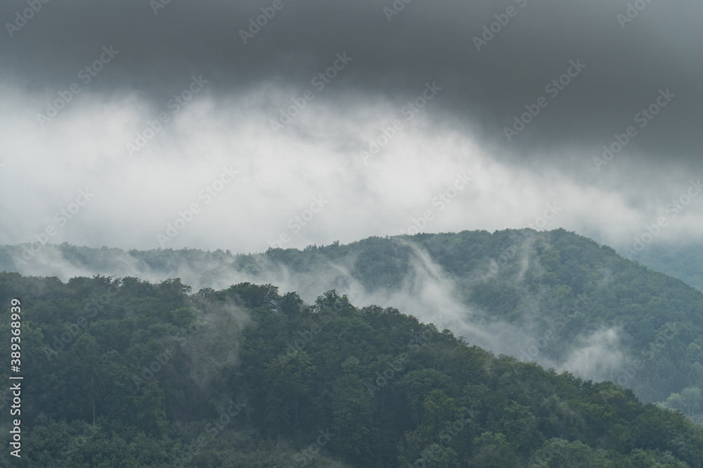 Mountains with Fog