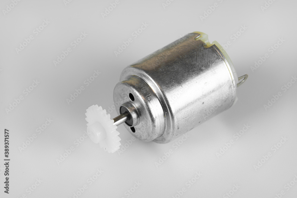 Drone motor isolated on white background Drone motor isolated on white background