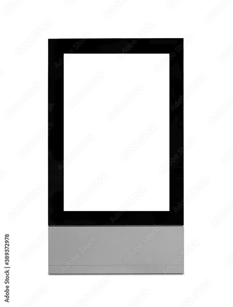 Billboard mock up isolated on white background. Template of an empty information billboard , outdoor advertising banner placeholder and poster with clippling path. Billboard mock up isolated on white background. Template of an empty information billboard , outdoor advertising banner placeholder and poster with clippling path.