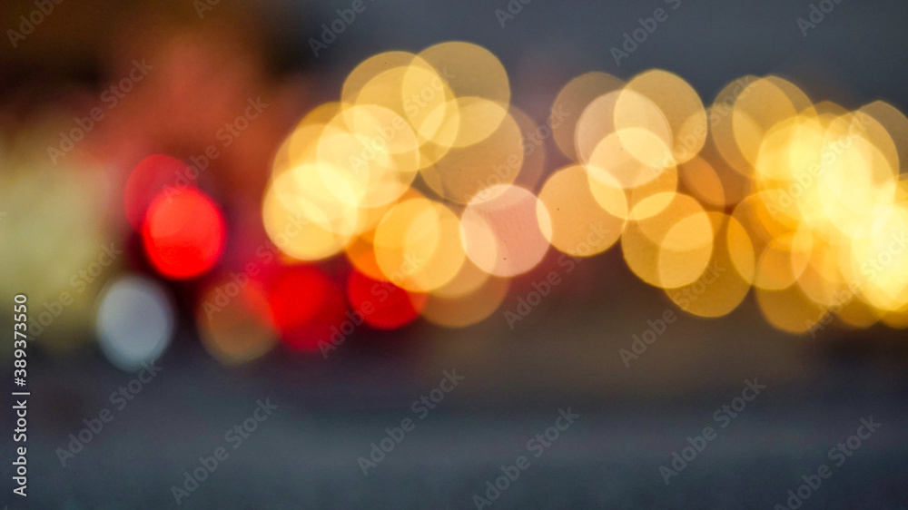 defocused blur bokeh of city lights at night abstract background
 - obrazy, fototapety, plakaty 