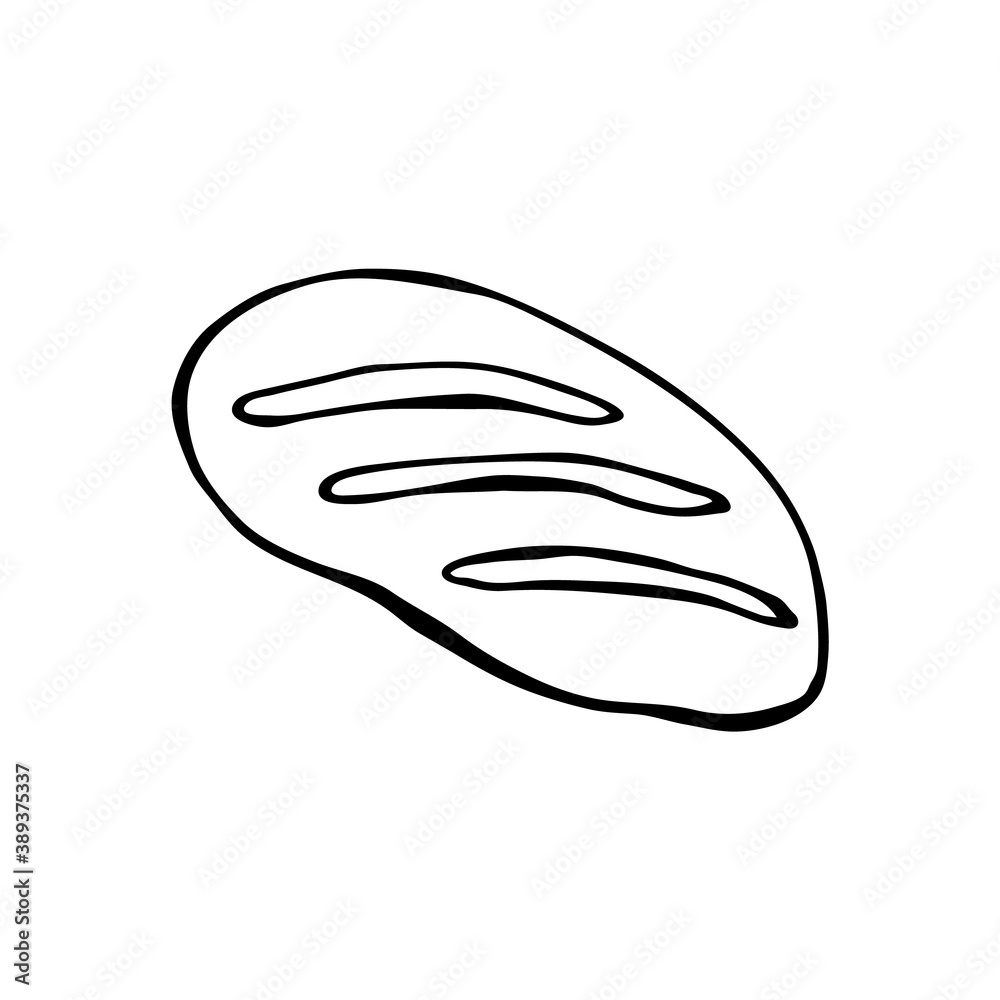 Doodle images of loaf. An image of a hand-drawn food. Vector for web, print, textile. Doodle images of loaf. An image of a hand-drawn food. Vector for web, print, textile.