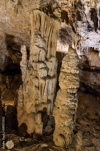 Beautiful Jura natural underground caves France