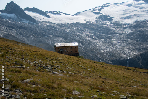 Beautiful glacier landscape in the Austrian Alps