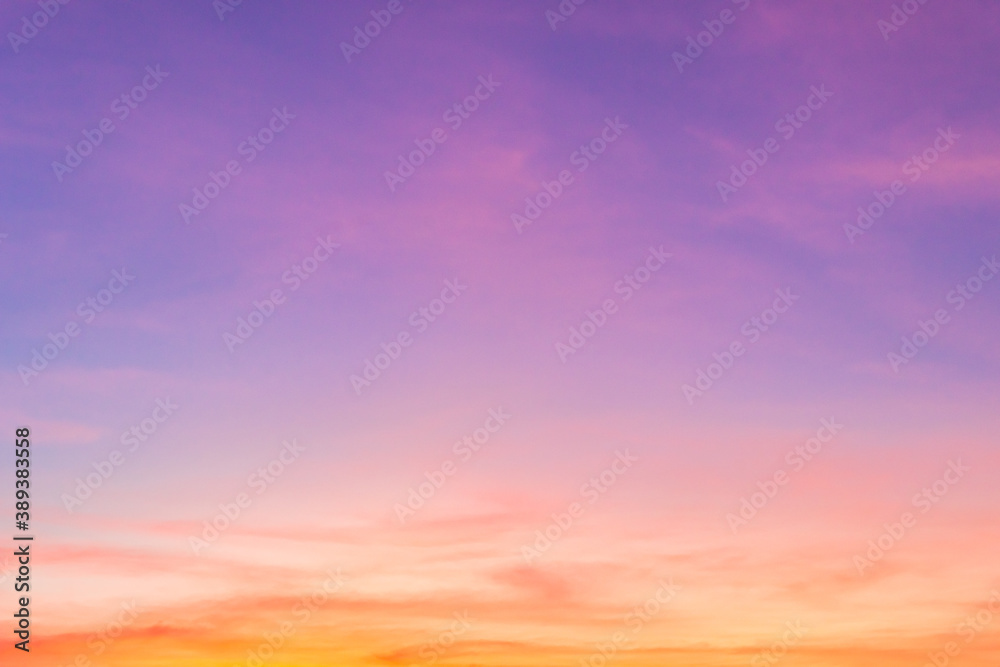 sunset in the sky background 