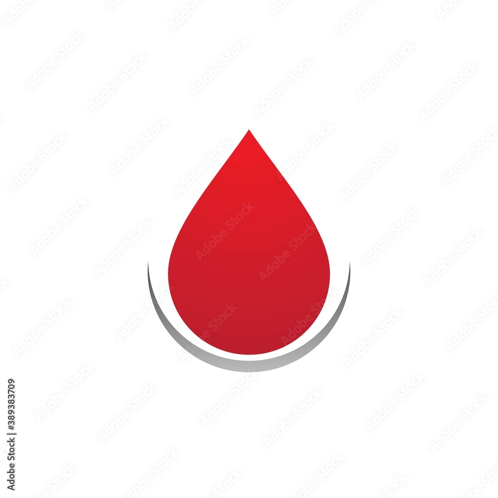 Fototapeta premium Blood ilustration logo