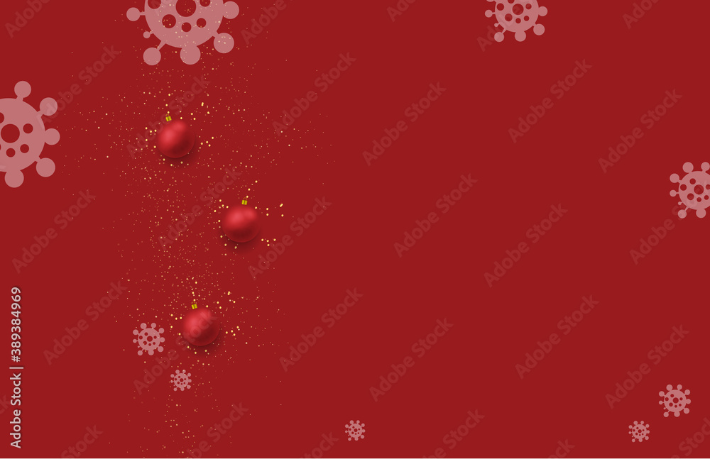 Covid-19 Christmas Background