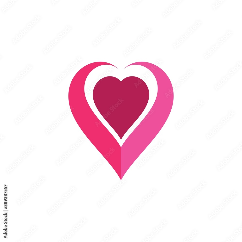 Heart Logo Template vector