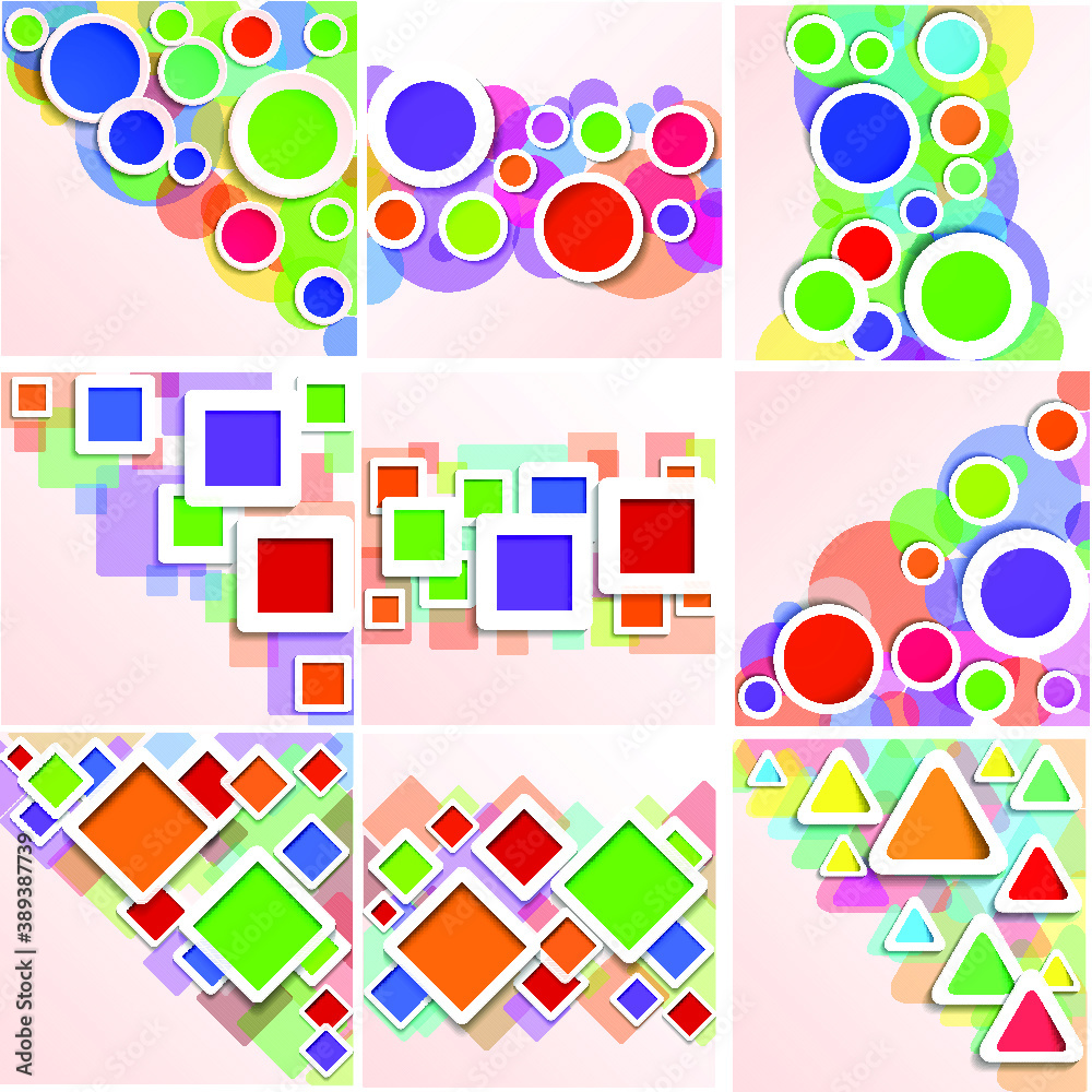 Abstract geometrical background. Vector.