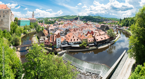Fotografie Cesky Krumlov town in the Czech Republic