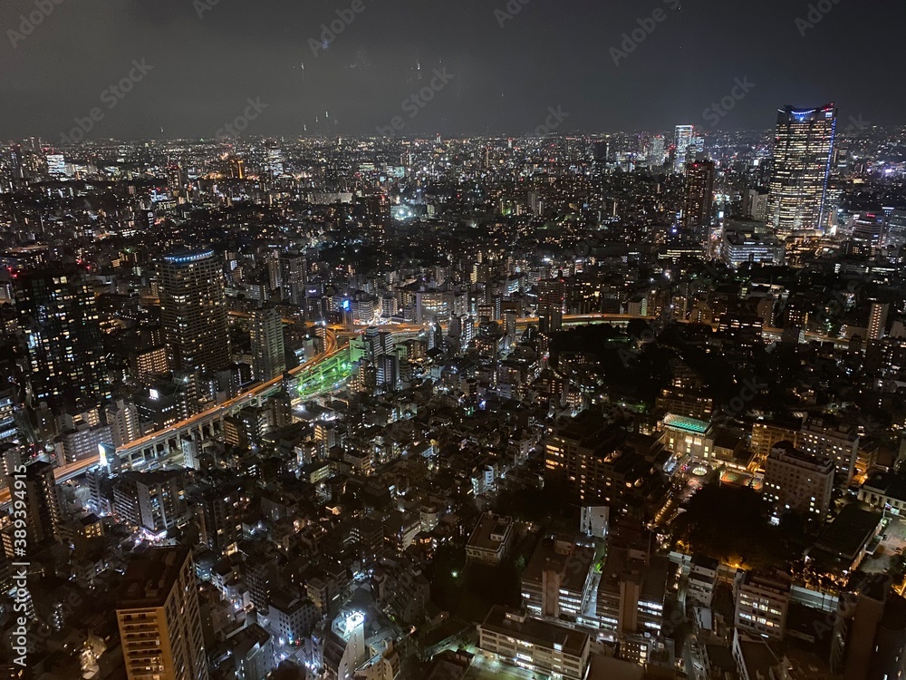 Obraz premium city at night