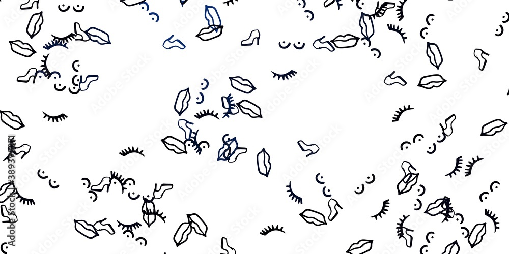 Light Gray vector backdrop with woman's power symbols. Light Gray vector backdrop with woman's power symbols.