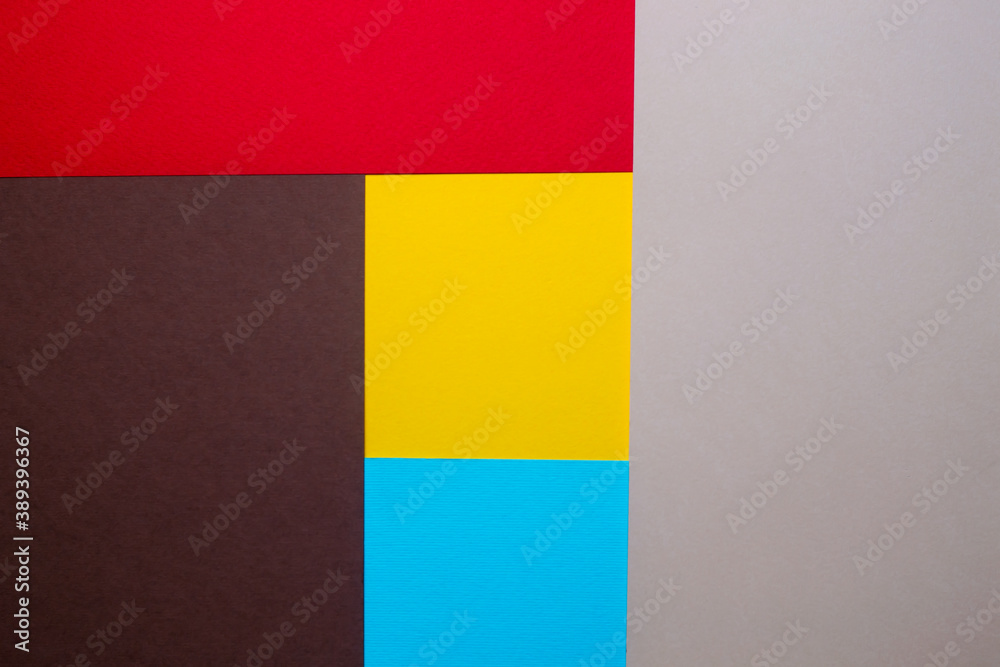 Fototapeta premium graphic pattern from sheets of colored paper