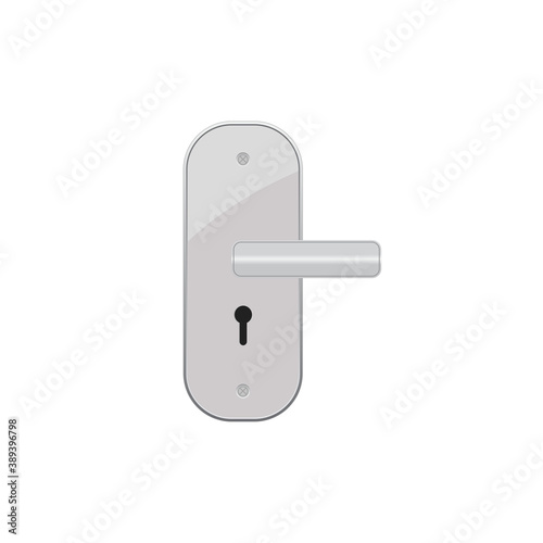 Door handle vector design illustration on white background