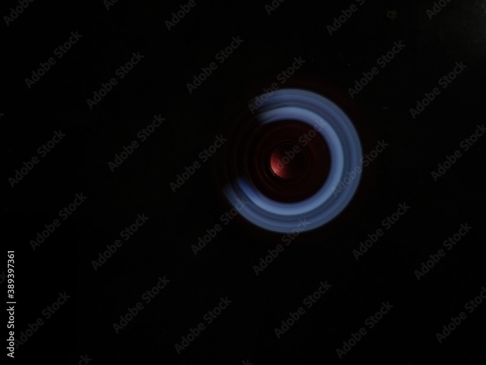 A close view of spinner game in dark A close view of spinner game in dark