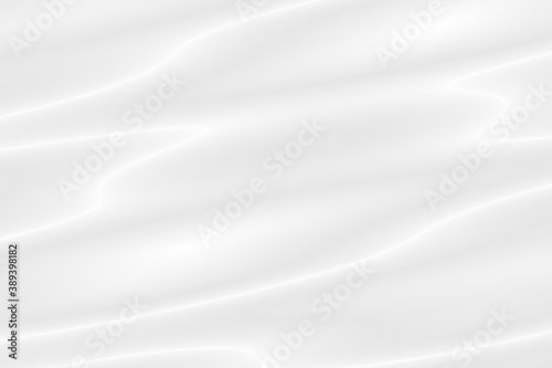 abstract smooth elegant white fabric silk texture soft background, flowing satin waves.