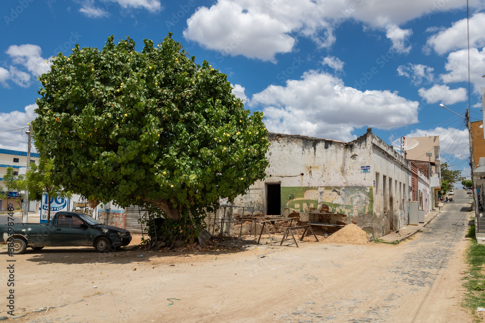 urban scene of the northeastern hinterland in the interior of Brazil urban scene of the northeastern hinterland in the interior of Brazil