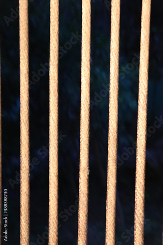 old Indian rust window grills