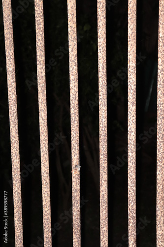 old Indian rust window grills