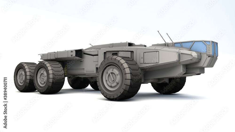 3d illustration of Concept vehicle