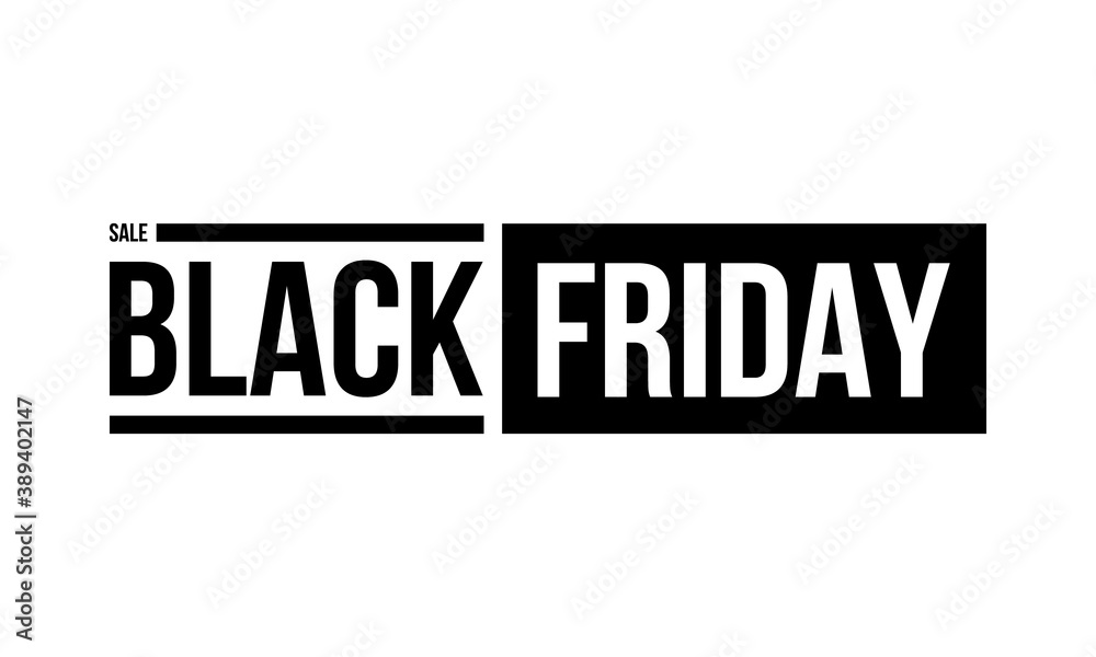 Fototapeta premium black friday sale vector banner or poster