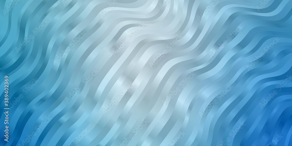 Light BLUE vector background with curved lines. Light BLUE vector background with curved lines.