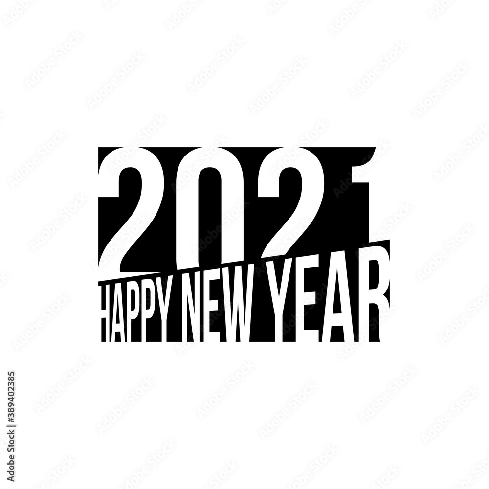 2021 happy new year, simple vector poster or greetings card 2021 happy new year, simple vector poster or greetings card