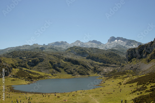 Covadonga lakes in Spain photo