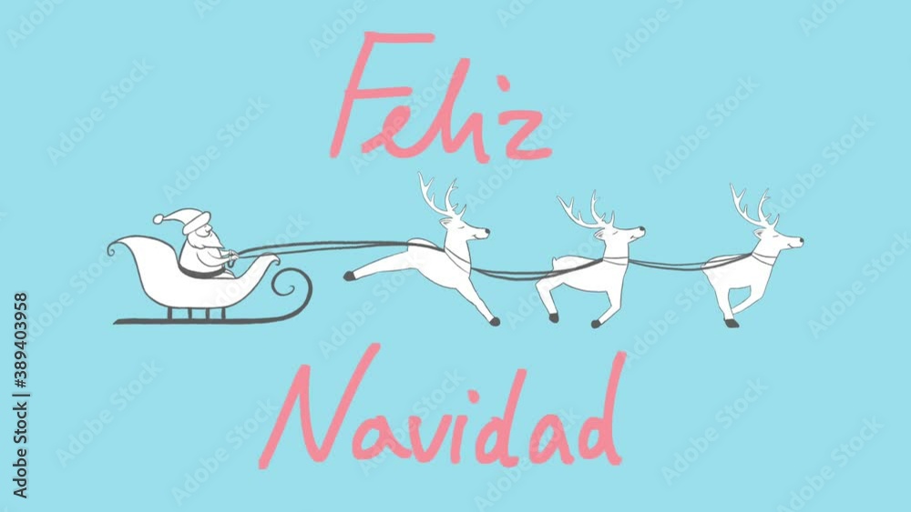 Feliz Navidad animación