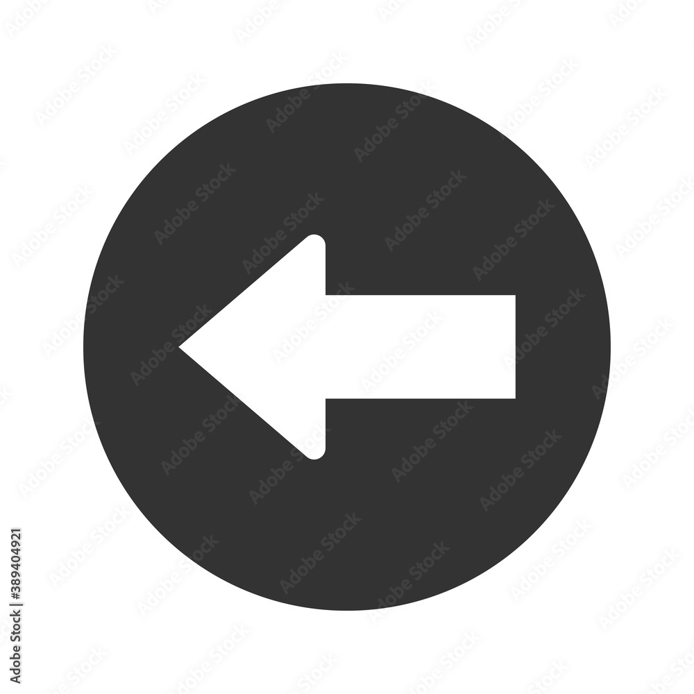 Back arrow symbol. Vector illustration. Back arrow symbol. Vector illustration.